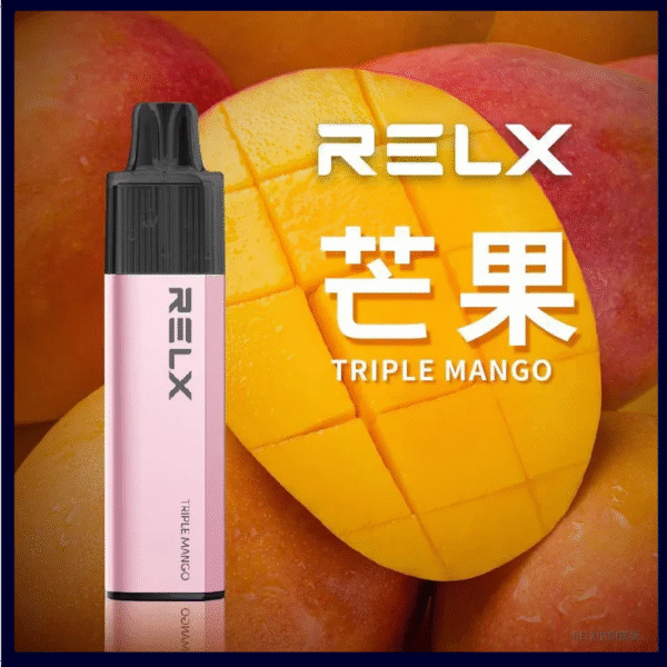 RELX悅刻GA8000口一次性電子煙|陶瓷霧化芯|20種風味芒果