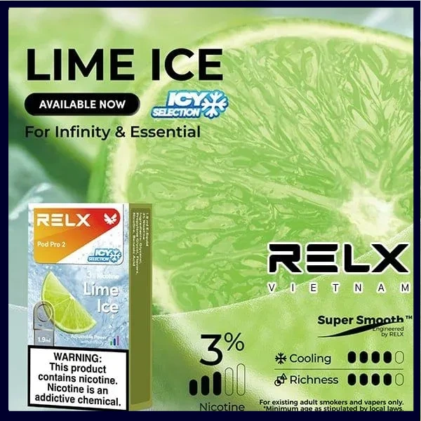 【超涼青檸】Relx 6代菸彈 Relx Infinity 2|1.9ml*3顆|5%濃度
